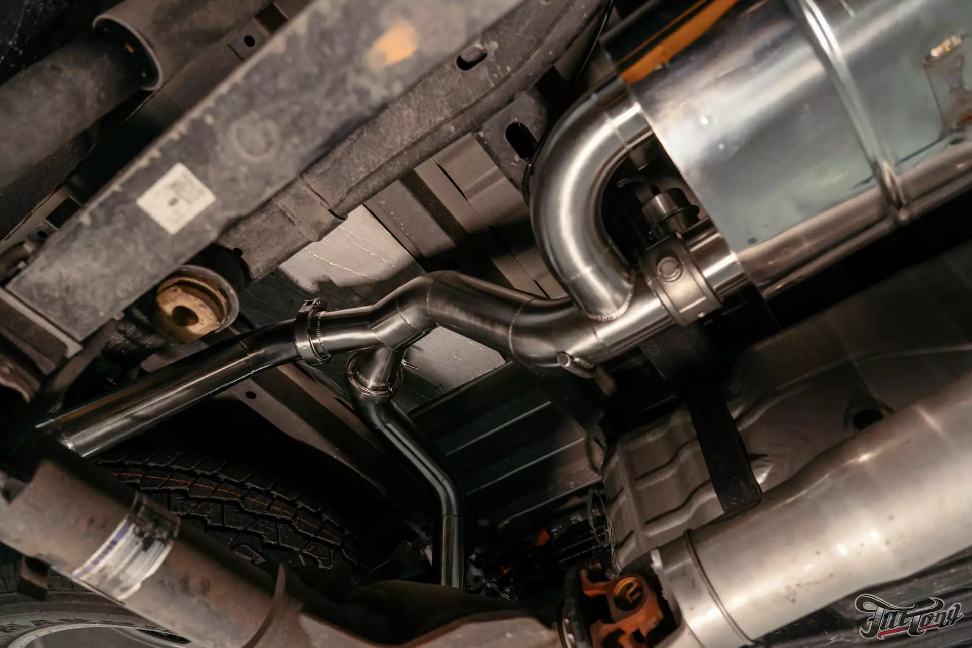 Ford F150. Установка выхлопной системы